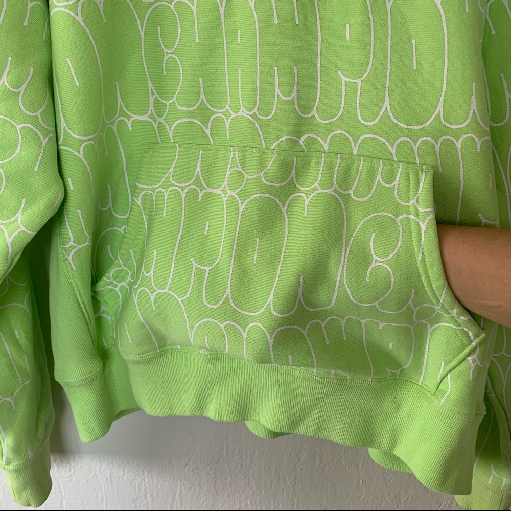 Champion Bubble Letter Hoodie Reverse Weave - Picture 8 of 11